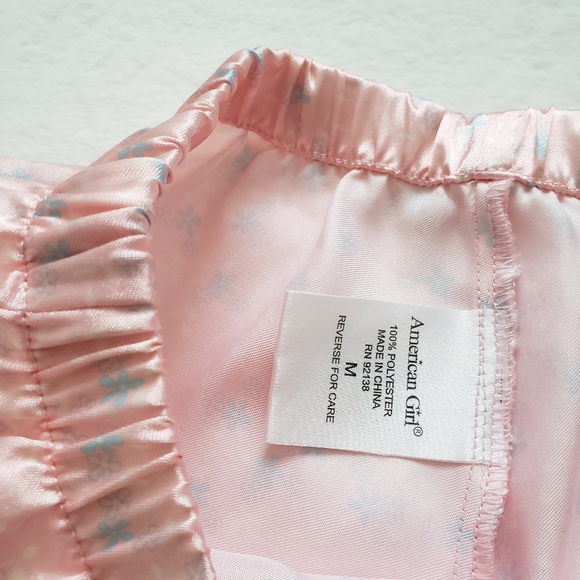 American Girl Pink Floral Pajama Shorts - Picture 4 of 4